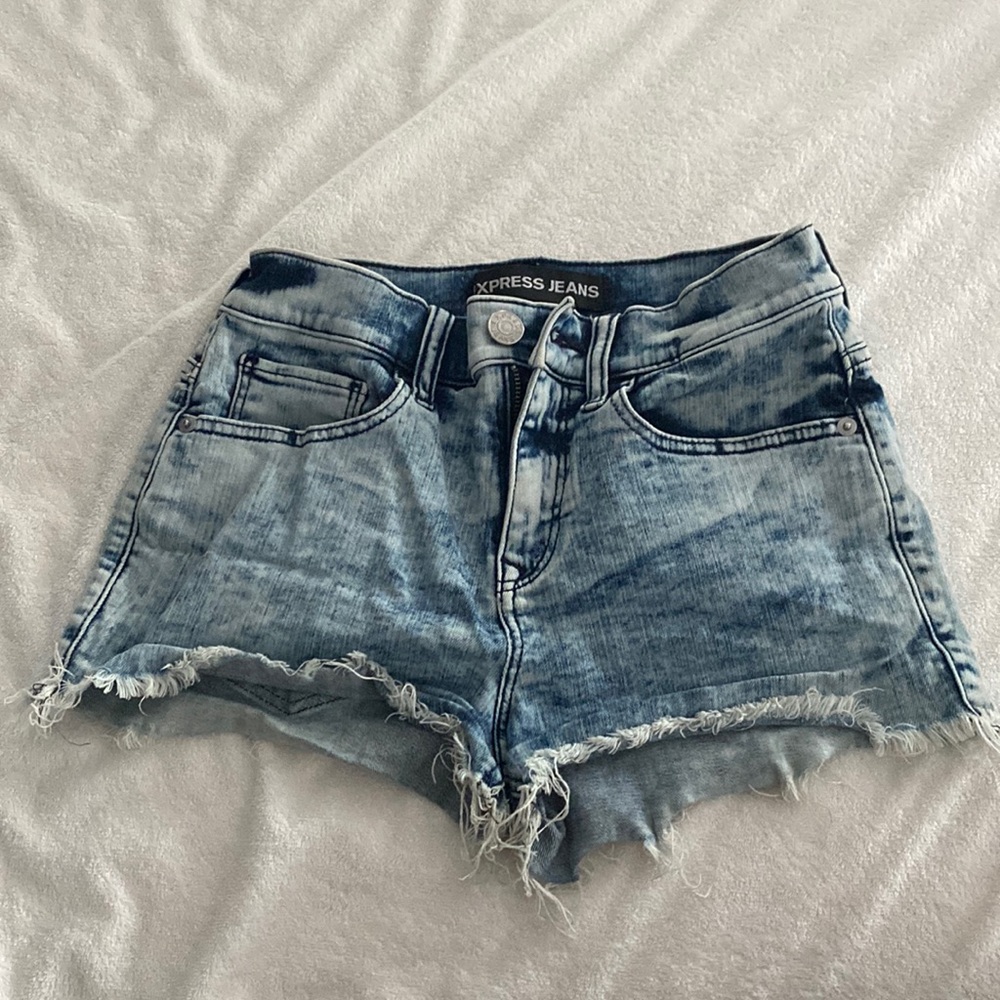 Express jean shorts